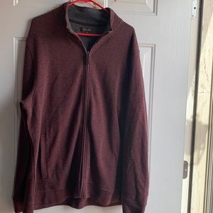 Maroon sweater zip up XXL barely worn